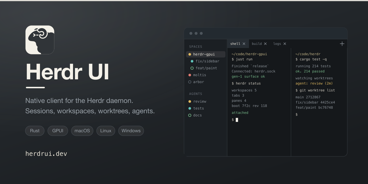 Herdr UI